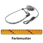 Preview: EASYLONG Hundeleine TWIST - L - 4m - orange mit schwarzer Linie